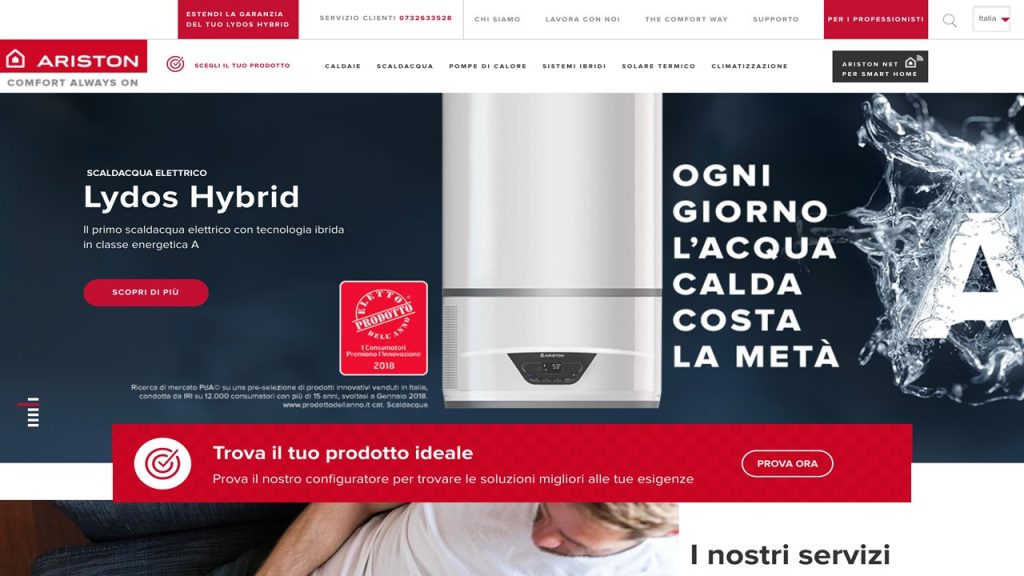 Ariston Thermo Group chooses Pro Web Consulting for SEO and Analytics